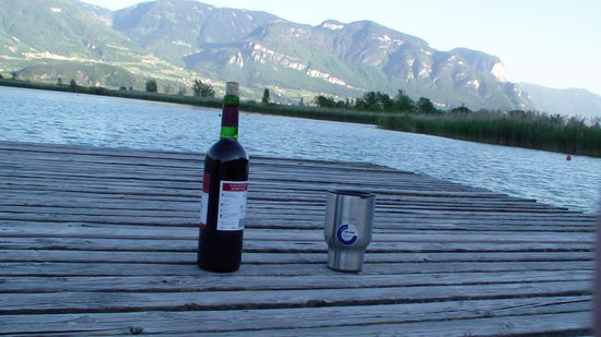 ....am Steg des Campingplatzes