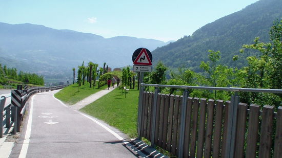 ...blick zurück richtung Meran!!