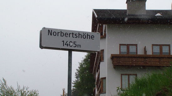 ....auf der Norbertshöhe....Schnee!!!!