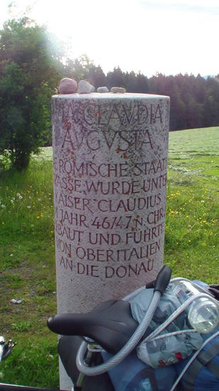 Meilenstein der Via claudia augusta