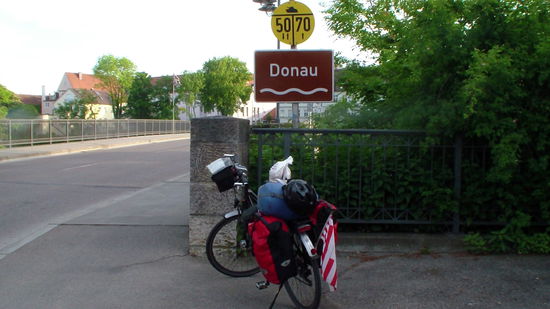 ...die Donau rüber. Ende der via claudia Augusta