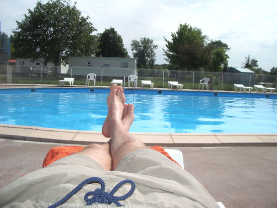 Relaxen am Pool