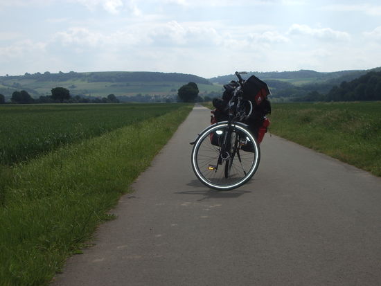 ...auf dem Weserradweg...