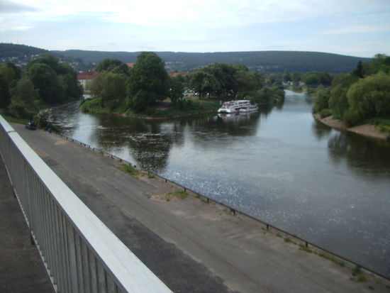 ..Hannover Münden. Links die Werra...rechs die Fulda..