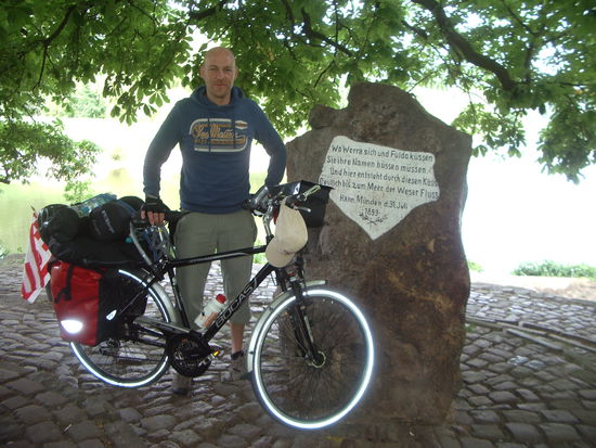 Zusammentreffen der Werra und der Fulda..