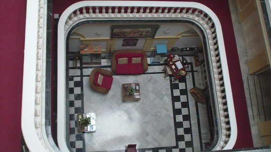 Blick runter vom Flur