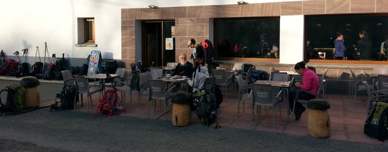 Frühstück nach Roncesvalles