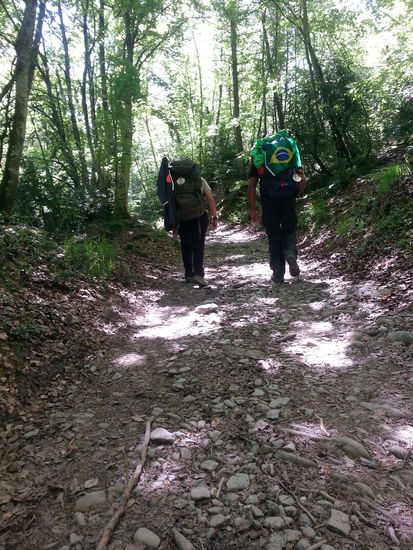 Maria und Nilton im "tiefen Gespräch" 