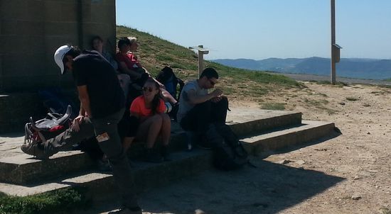 auf der Passhöhe Puerto del Perdon