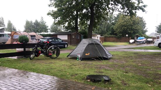 Gegen Abend fing es ordentlich an zu regnen