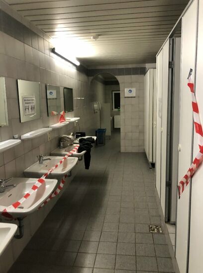 Waschhaus im Corona Modus