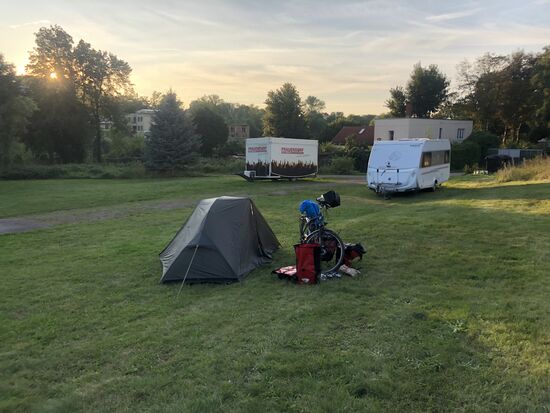 Abends gab es Hotdogs, welche ich mir auf der Tour im Supermarkt gekauft hatte.