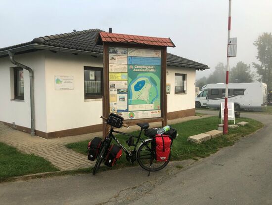 Es war 7:20 Uhr als ich den Platz verließ.