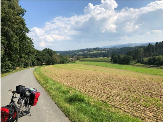 Nun folgten doch wieder einige Steigungen.