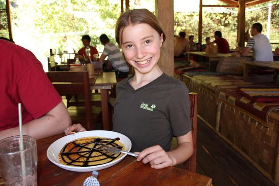 Süße Pancaces lassen Kinderaugen strahlen.