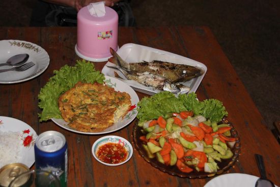 Das Ergebnis unseres Angelausfluges war äußerst lecker.