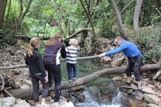 Die Wegfindung zwischen den Ruinen von Olympos war manchmal ein wenig abenteuerlich - aber schön.