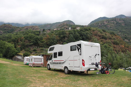 Ankunft in Settimo Vittone