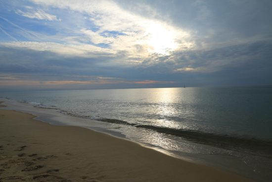 Etwas südlich von Léon am Atlantik.