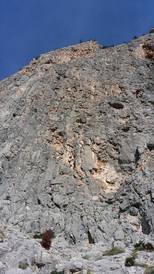 In dieser Mehrseillängentour sahen wir viele Adler über unseren Köpfen kreisen.