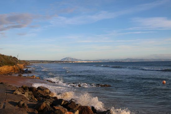 Blick auf Marokkos Küste
