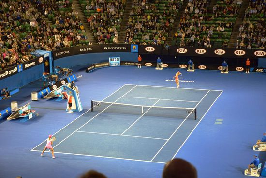 2. Spiel Maria Sharapova gegen Petra Martic