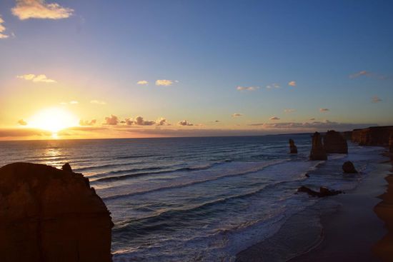 Sonnenuntergang bei den Twelve Apostles