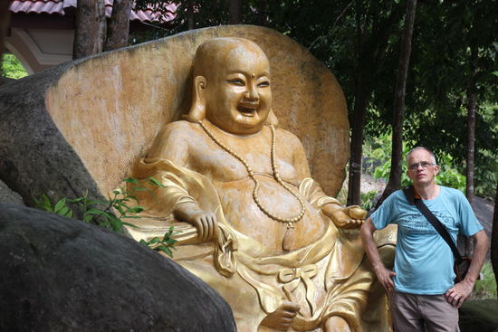 Zum Buddha fehlt mir der schöne Bauch