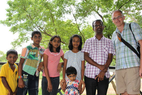 Wieder einmal mehr ein netter Kontakt mit Einheimischen.