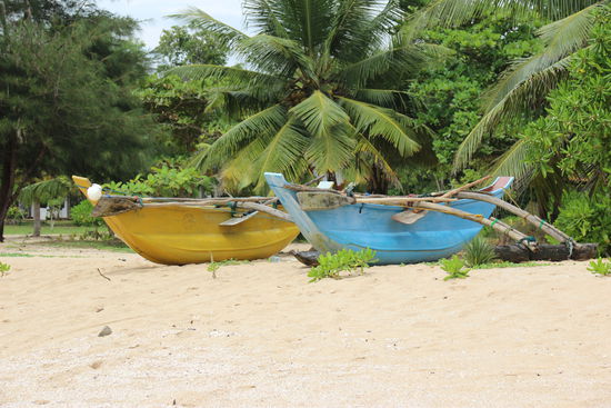 Typische Boote der einheimischen Fischer