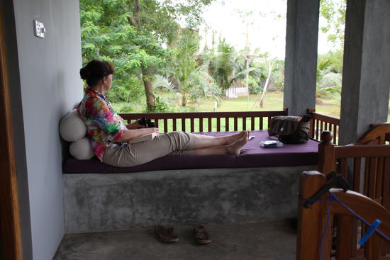 Ausblick in den Garten