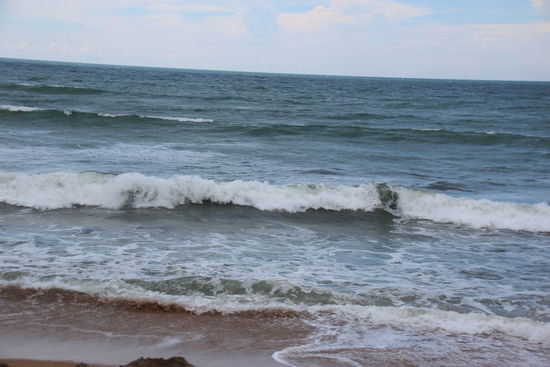 Meeresblick aus dem Zug (Westküste)