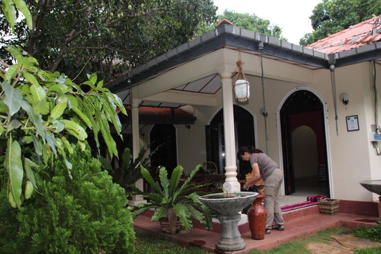 Unser Guesthouse in Habarana