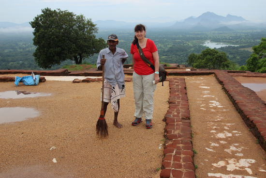 "Otto" (für Insider) in Sri Lanka auf dem Löwenfelsen