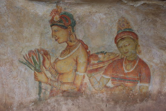 Die Wolkenmädchen von Sigiriya