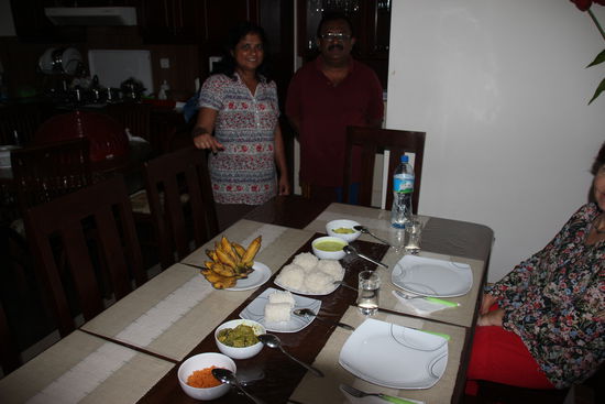 Unsere Homestay-Besitzer in Kandy