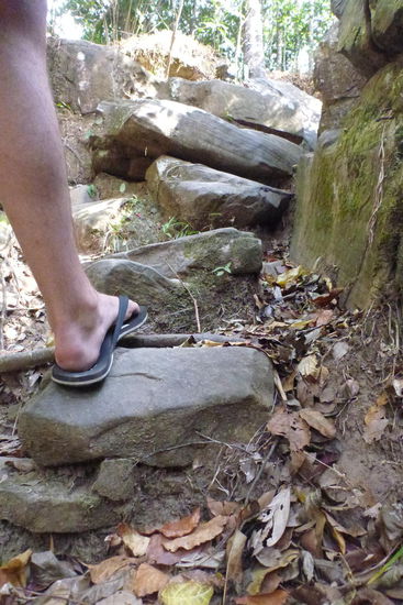 Zum Glück hatte ich meine Trekkingschuhe dabei 