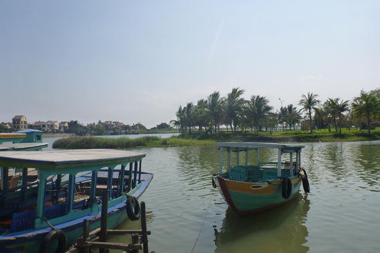Blick von einem der vielen Cafés