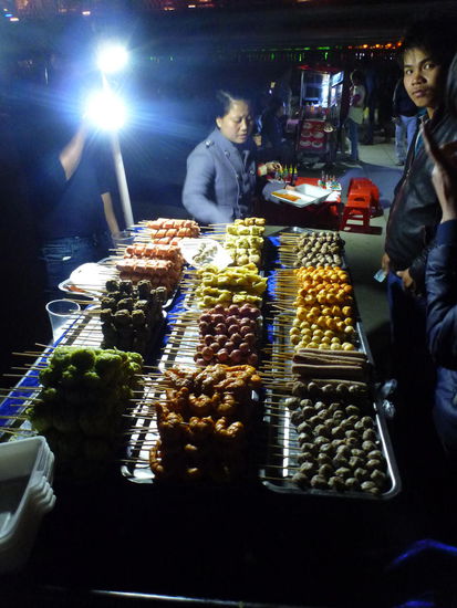 gegrilltes Allerlei am Spieß