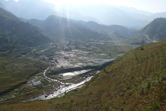 Aussicht bei Heimfahrt
