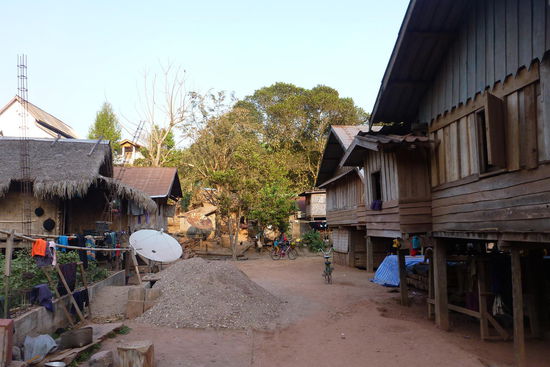 In dem Haus hinten links übernachteten wir.