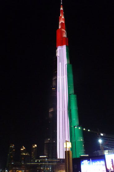 Lichtshow Burj Khalifa