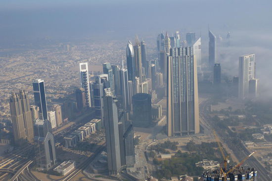 Blick vom Burj Khalifa