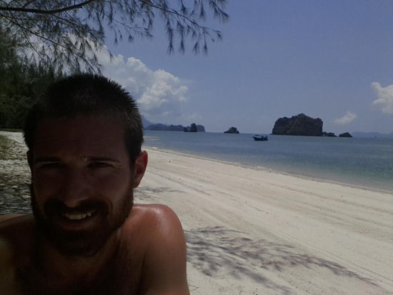 und ein paar Meter weiter hat man dann den Strand für sich alleine