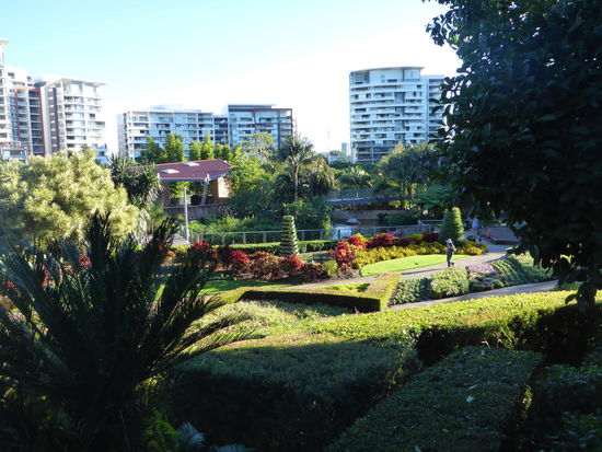 in einem der vielen Parks