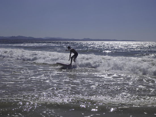 meine Wenigkeit auf dem Brett...hat aber eine Weile gedauert bis so ein Bild entstand 