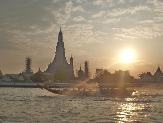 Wat Arun vom Boot aus