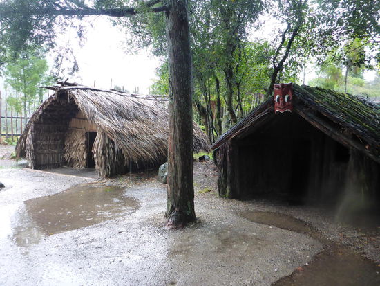 Maori Dorf (nachgestellt)