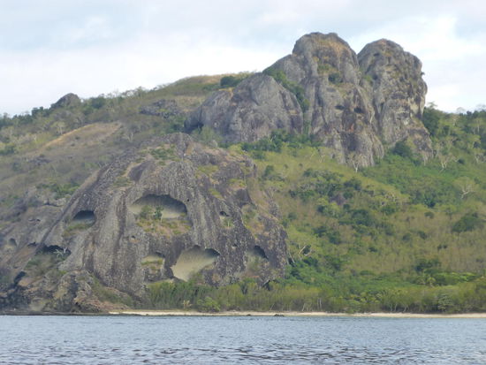 gegenüberliegende Insel