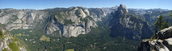 Aussicht vom Glacier Point aufs Yosemite Valley